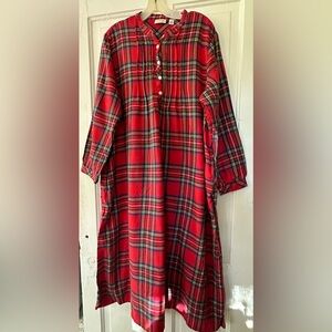 Women’s L.L. Bean flannel nightgown, size large